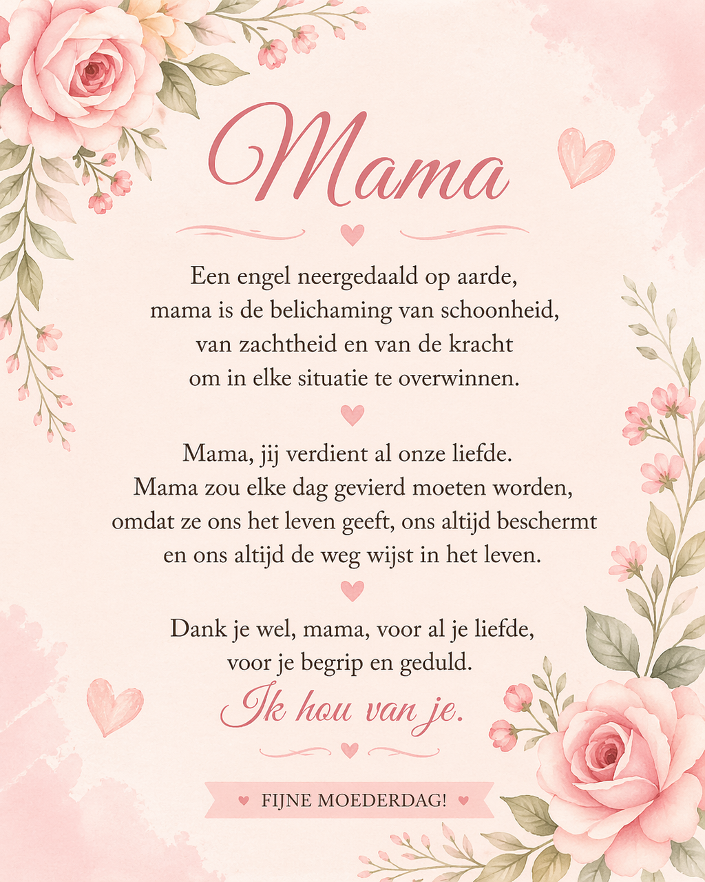 🌸 For the strong woman… Mom 🌸