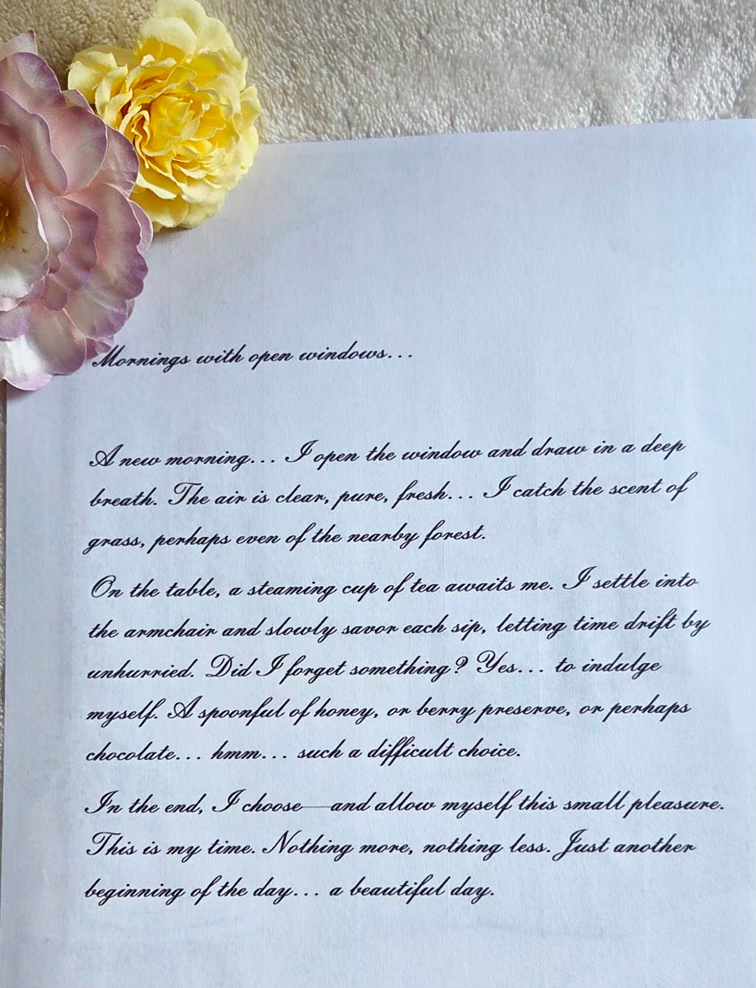 Self care gift box | Mornings with open windows… | Gift Box with a Story